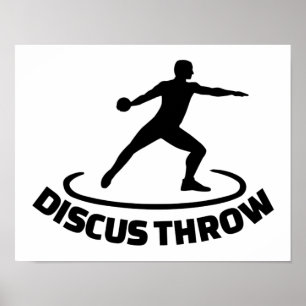 Discus throw poster