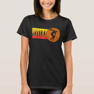 Discus Throw Retro Vintage Evolution Track And Fie T-Shirt