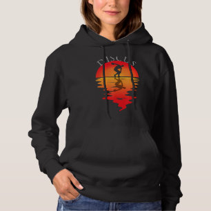 Discus Throw Vintage Sunset Discus Thrower Discus Hoodie