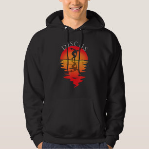 Discus Throw Vintage Sunset Discus Thrower Discus Hoodie