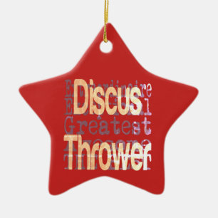 Discus Thrower Extraordinaire Ceramic Ornament