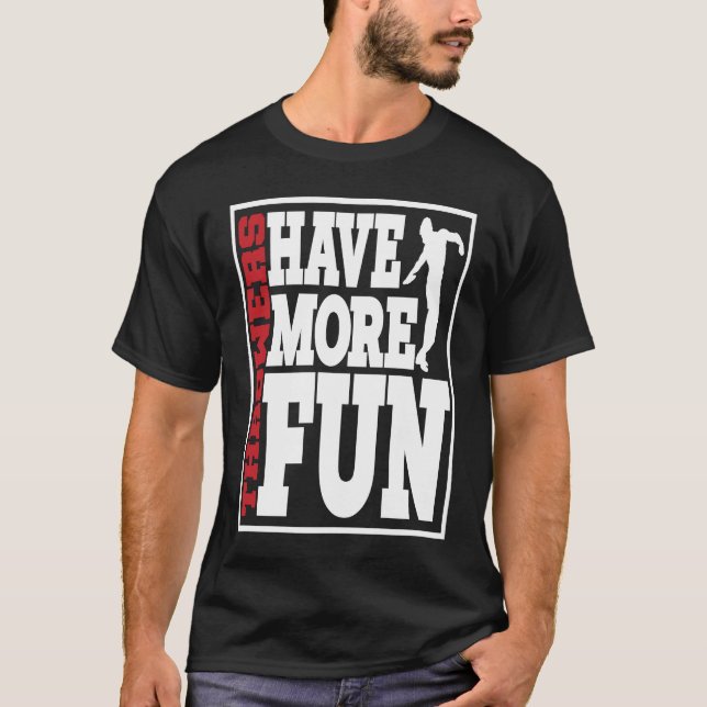 Discus Throwers Have More Fun Discus Throwing  2 T-Shirt (Front)
