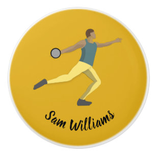 Discus Throwing Ceramic Knob