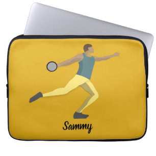 Discus Throwing Laptop Sleeve