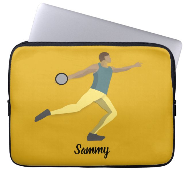 Discus Throwing Laptop Sleeve (Front)