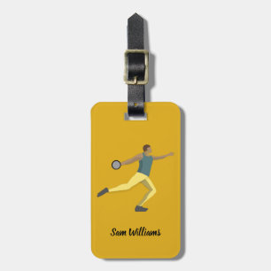 Discus Throwing Luggage Tag