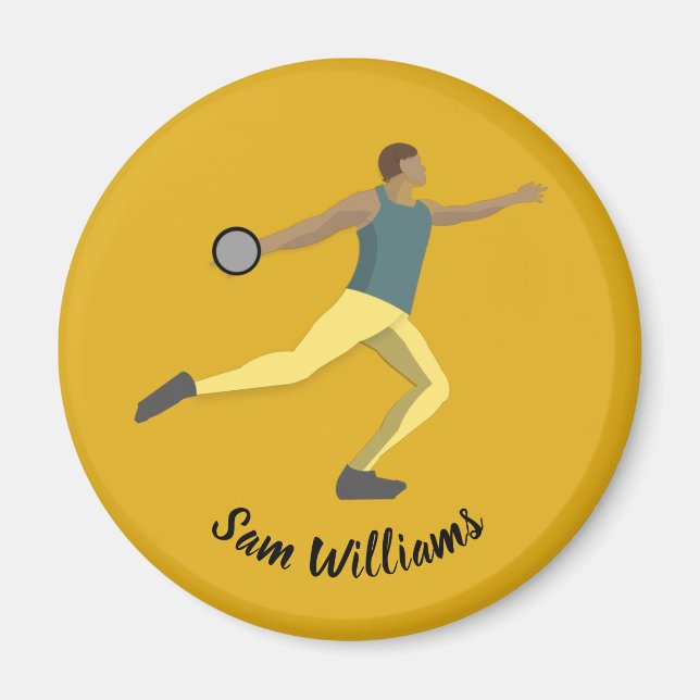 Discus Throwing Magnet (Front)