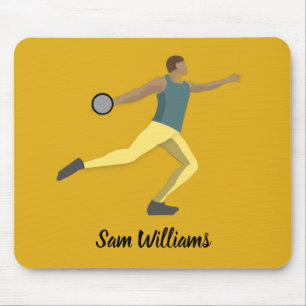 Discus Throwing Mouse Pad