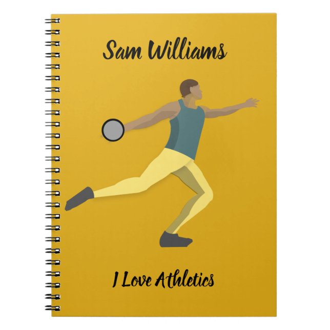Discus Throwing Notebook (Front)