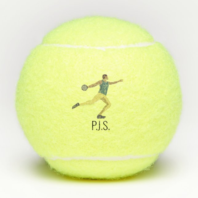 Discus Throwing Tennis Balls (Front)