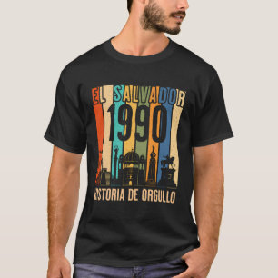 Diseã±O Retro 1990 Un Homenaje A Mis RaãCes Salva T-Shirt