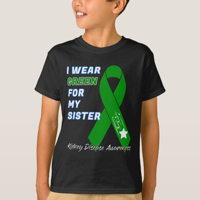 Disease Awareness Dialysis Transplant Donor Warrio T-Shirt (Front)