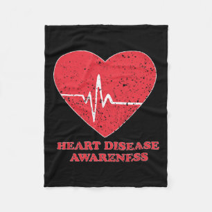 Disease Awareness -national Wear Red Shirt Day Fleece Blanket