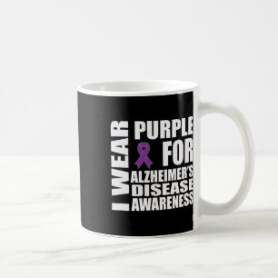 Disease Awareness Purple Ribbon Support Walk Coffee Mug