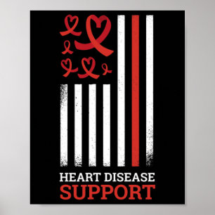 Disease Awareness Red Ribbon 2 Poster