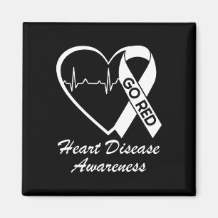 Disease Awareness We Wear Red In February Go Red H Magnet