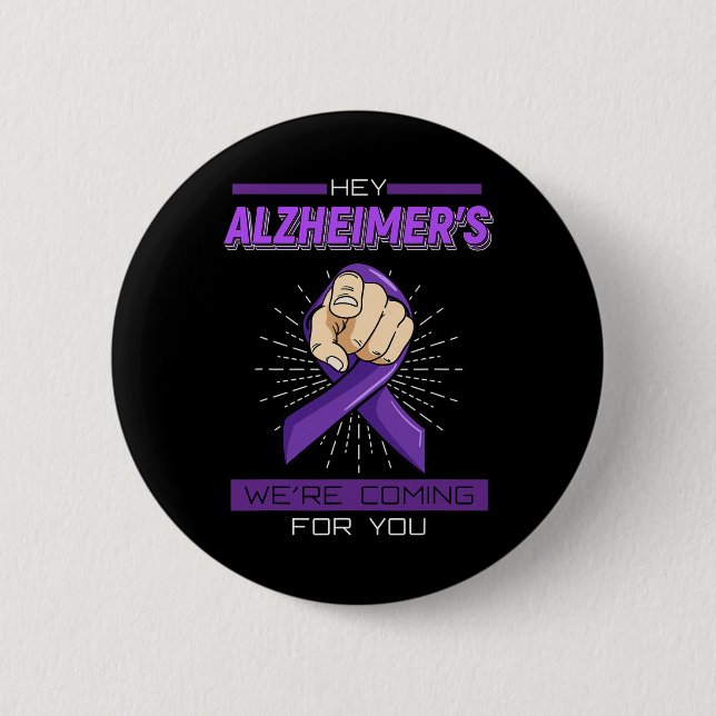 Disease Brain Memory Loss Dementia Gift Idea  6 Cm Round Badge (Front)
