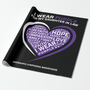 Disease Daughter In Law Hodgkins Lymphoma Wrapping Paper