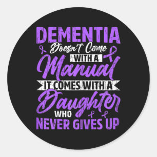 Disease Doesn't Come With Manual Heimerheimer Awar Classic Round Sticker