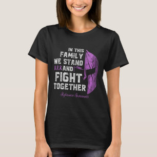 Disease Family Support Awareness Spartan Warrior T-Shirt