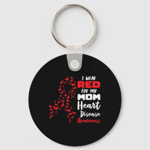 Disease February Wear Red Heart Disease Awareness  Key Ring