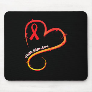 Disease February Wear Red Heart Disease Awareness Mouse Pad