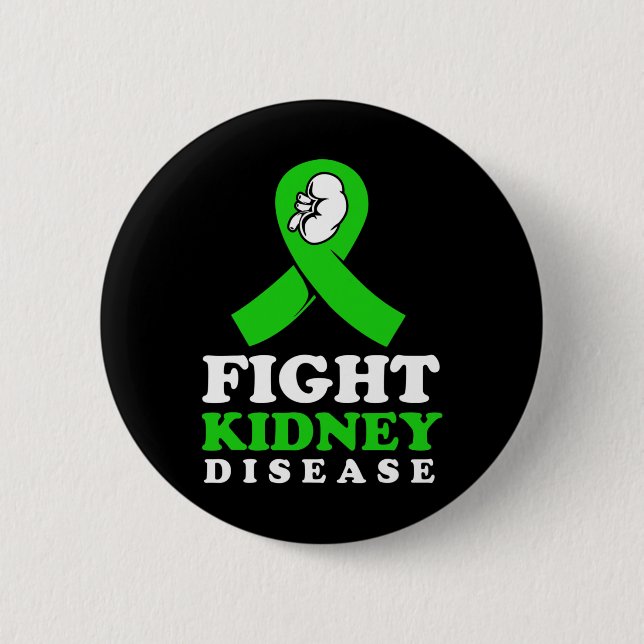 Disease Fighter  6 Cm Round Badge (Front)