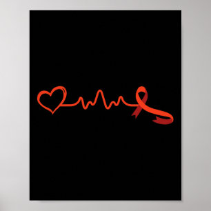 Disease - Heart Awareness Outfit Heart Health Gift Poster