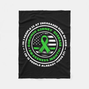 Disease Husband Kidney Disease Awareness Gifts  Fleece Blanket