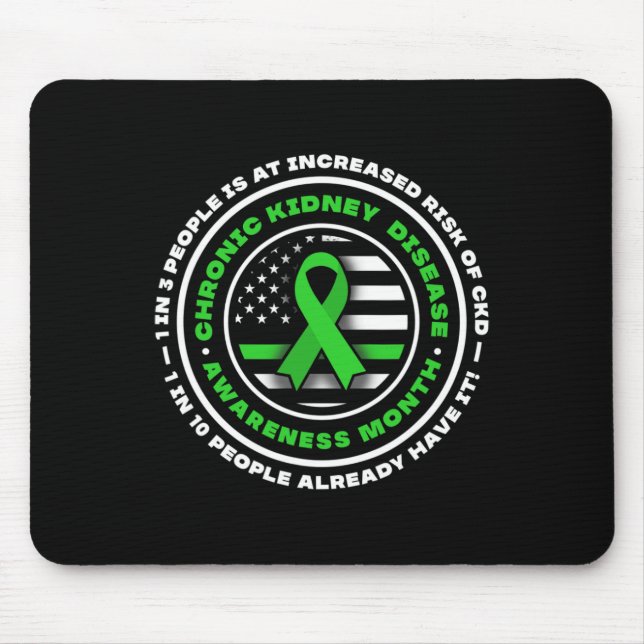 Disease Husband Kidney Disease Awareness Gifts  Mouse Pad (Front)