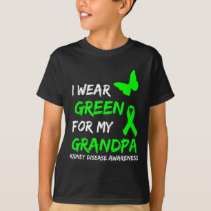 Disease I Wear Green For My Grandpa Ribbon 1  T-Shirt