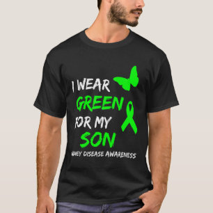 Disease I Wear Green For My Son Ribbon T-Shirt