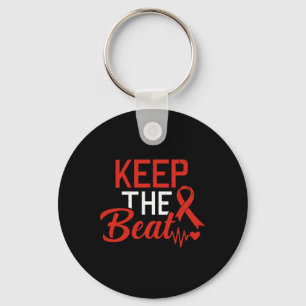 Disease Keep The Beat Chd Heart Defect Awareness  Key Ring