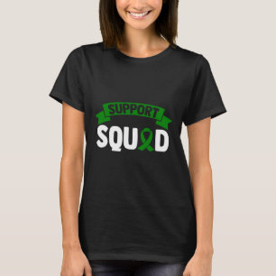 Disease Support Squad - Green Awareness Ribbon 1 T-Shirt