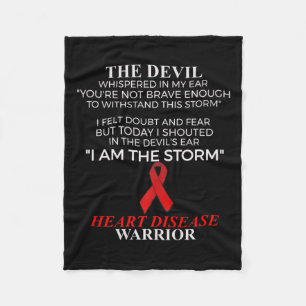 Disease Warrior Health Fleece Blanket