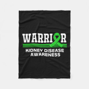 Disease Warrior Kidney Disease Awareness Kids Fleece Blanket