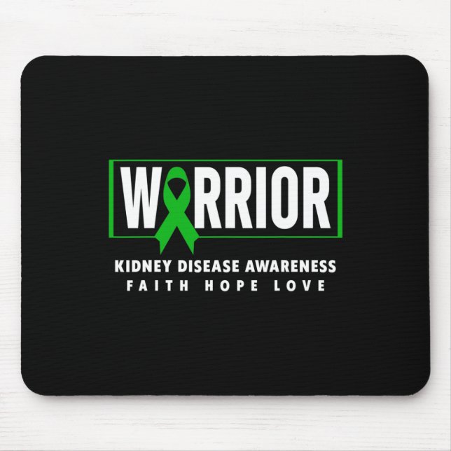 Disease Warrior - Kidney Disease Awareness  Mouse Pad (Front)