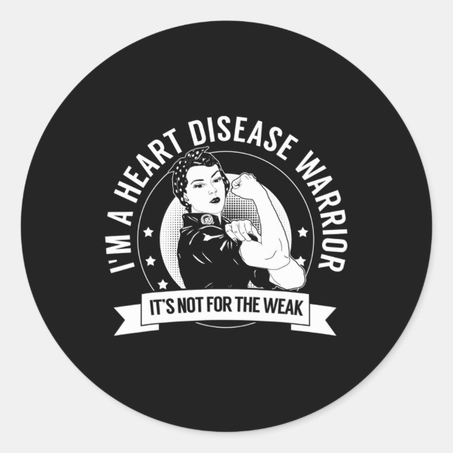 Disease Warrior Nftw  Classic Round Sticker (Front)