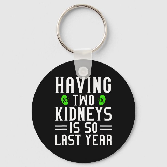 Disease Warrior Transplant Organ Donor Donate Surg Key Ring (Front)