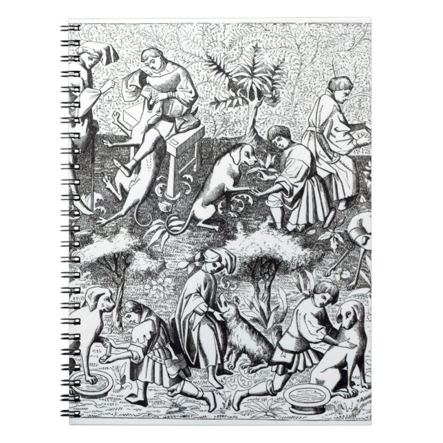 Diseases of dogs and their cure, after a miniature notebook (Front)