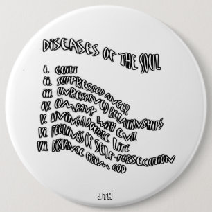 Diseases of The Soul 6 Cm Round Badge