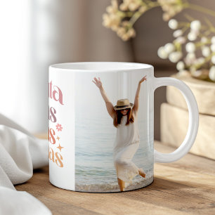 "Disfruta de las casas pequeñas" Custom Photo Coffee Mug