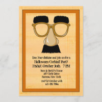 Disguise Halloween Party Invitation