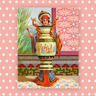 Dish Darlings Dragon Lady Postcard
