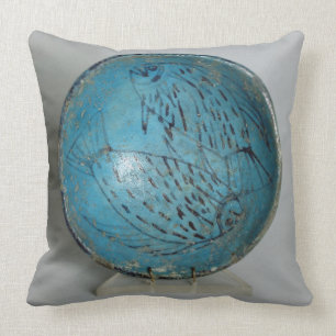 Dish decorated with fish (faience) cushion