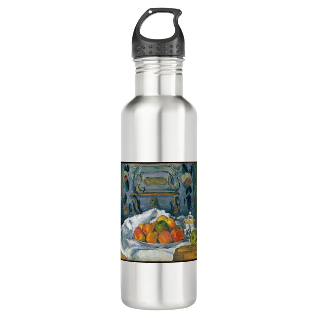 Dish of Apples Paul Cezanne Famous Visual Arts Pos 710 Ml Water Bottle (Front)