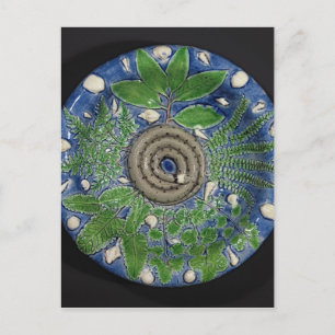 Dish, Palissy Ware Postcard