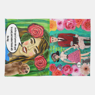 Dish towel-dogs kitchen towel