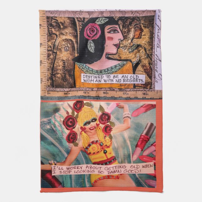 Dish towel- tea towel (Vertical)