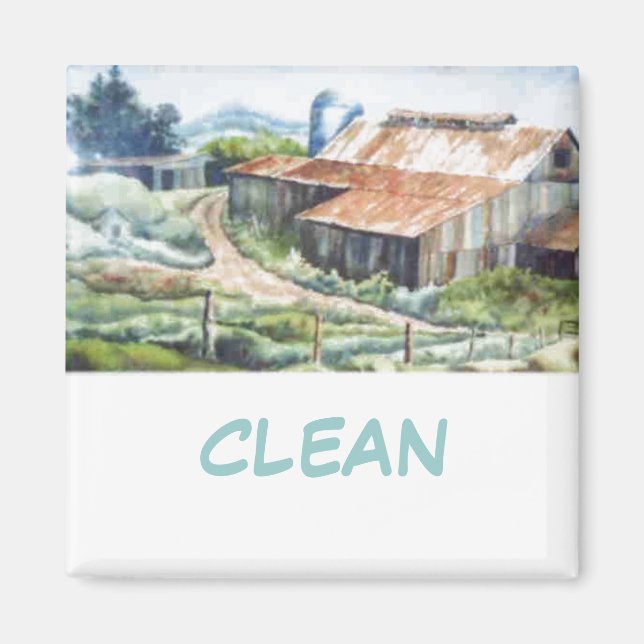 Dish Washer Status Magnet (Front)